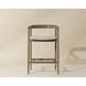 Jeremy 35.75 inch Weathered Oak / Dove Cream Counter Stool